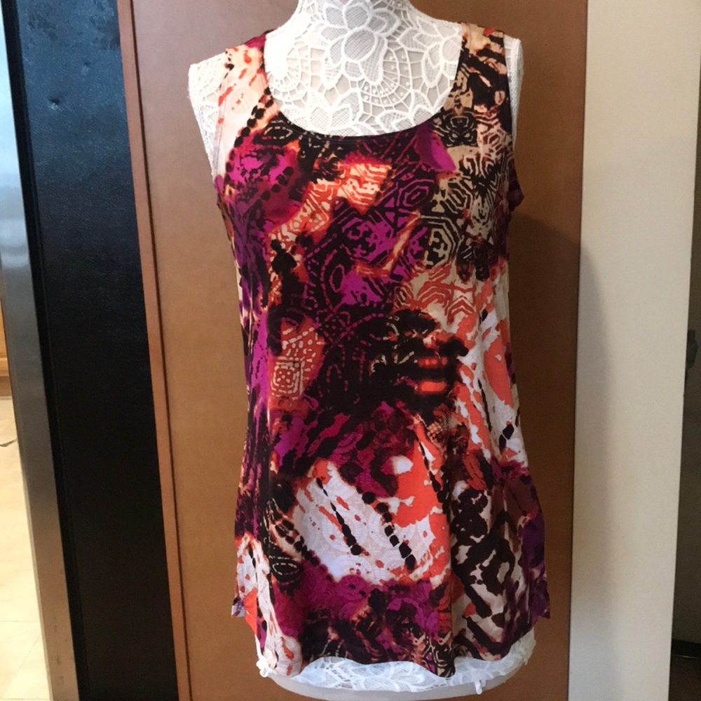 Susan Graver printed tank